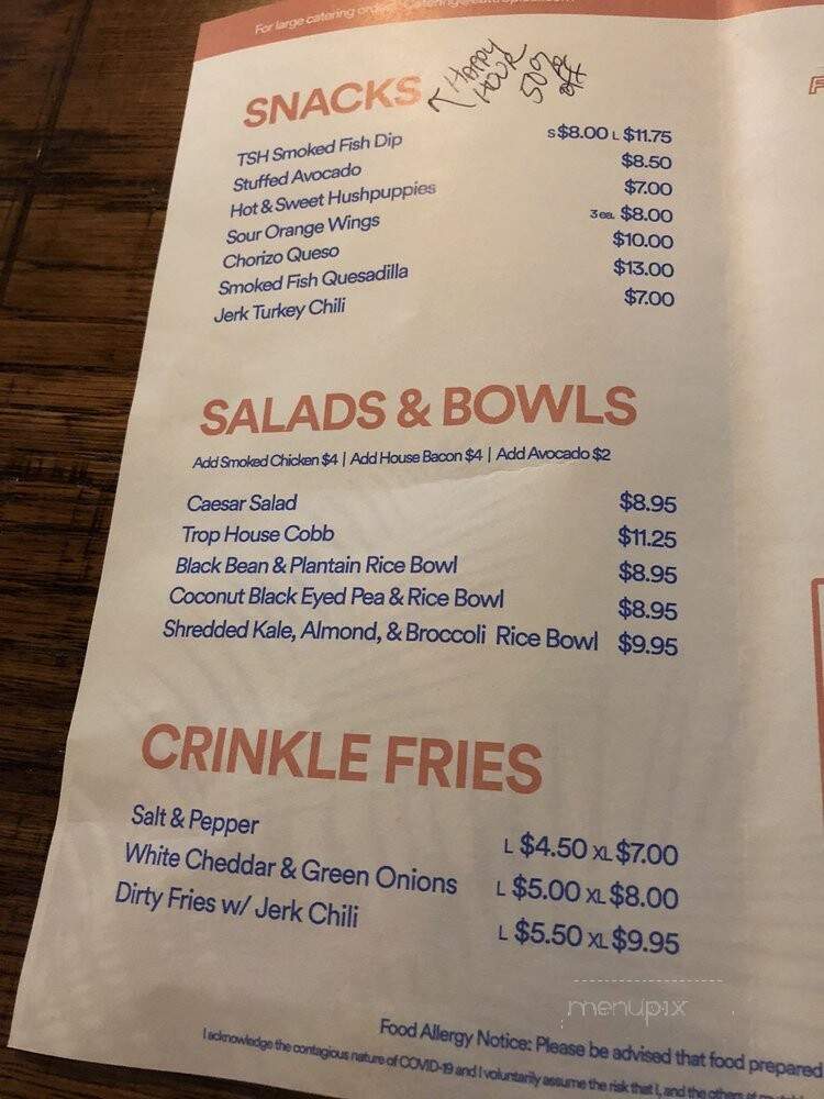 Tropical Smokehouse - West Palm Beach, FL menu_pic