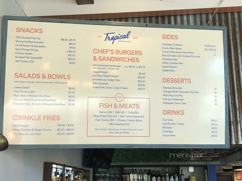 Tropical Smokehouse - West Palm Beach, FL menu_pic