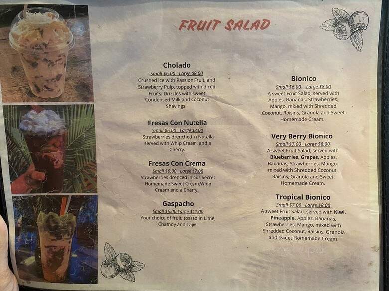 Fruta Mix Mexican Kitchen - Winter Garden, FL menu_pic