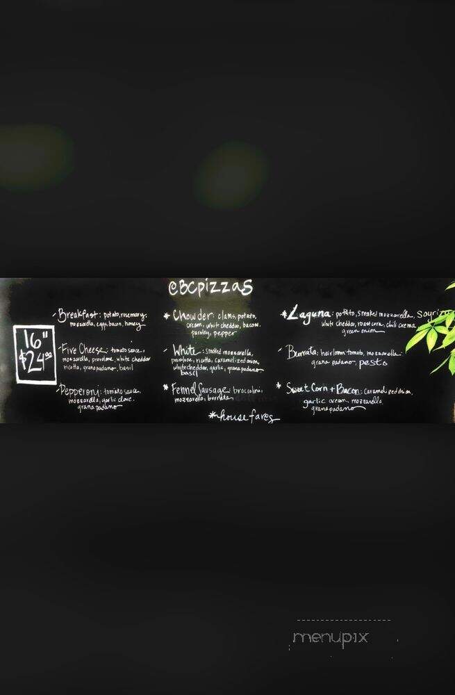 B+C Pizza - Laguna Niguel, CA menu_pic