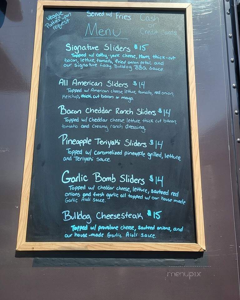 Lazy Bulldog - Roanoke, VA menu_pic