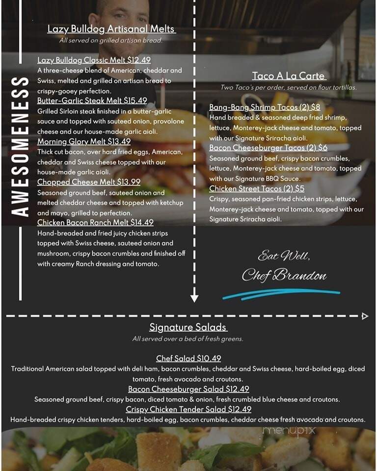 Lazy Bulldog - Roanoke, VA menu_pic