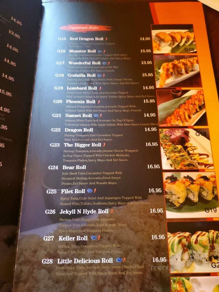 Tsuki Sushi & Grill - Lombard, IL menu_pic