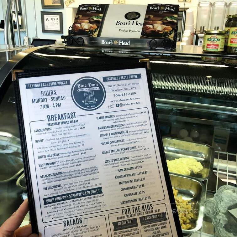 Blue Door Deli & Market - Waxhaw, NC menu_pic