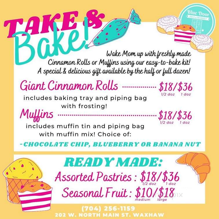 Blue Door Deli & Market - Waxhaw, NC menu_pic