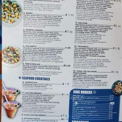 Ceviche Co. Xpress: Seafood Bar - Duluth, GA menu_pic