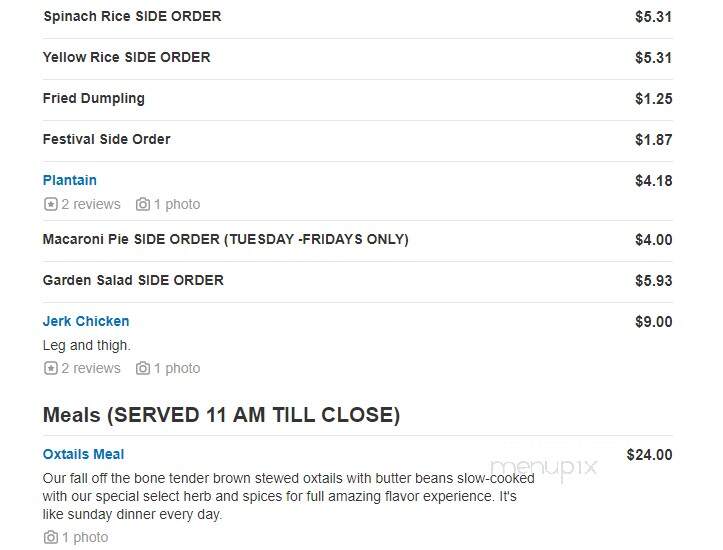 Sandy Beaches - Brooklyn, NY menu_pic