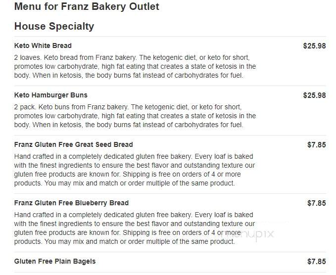 Franz Bakery Outlet - Springfield, OR