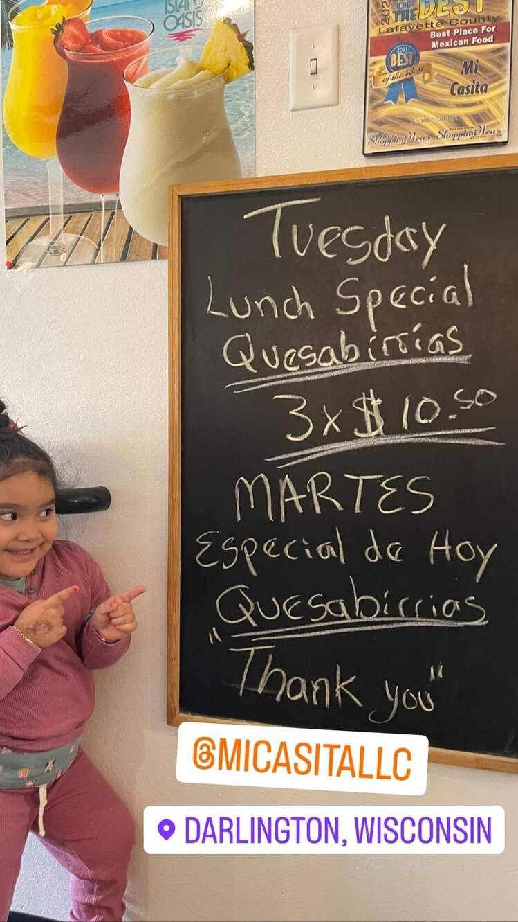 Mi Casita - Darlington, WI menu_pic