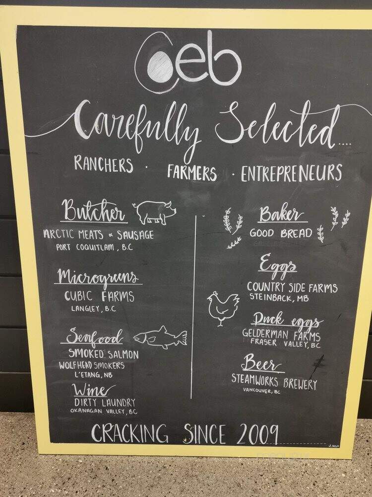 OEB Breakfast Co - Burnaby, BC menu_pic