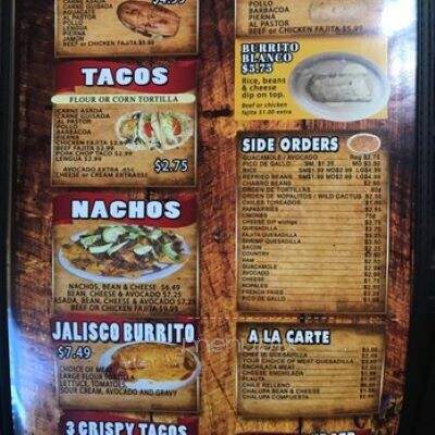 Tierra Jalisco Mexican Restaurant - Balcones Heights, TX menu_pic