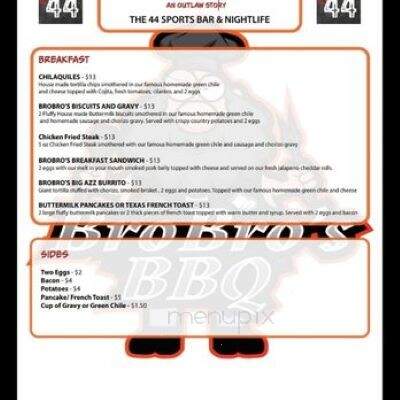 Bro Bro's BBQ - Glendale, AZ menu_pic