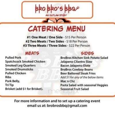 Bro Bro's BBQ - Glendale, AZ menu_pic