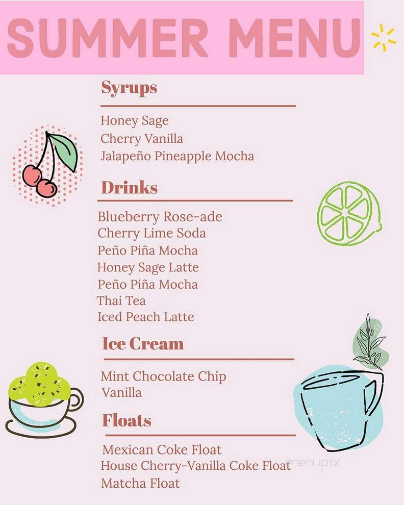 Press House Coffee - Sewickley, PA menu_pic