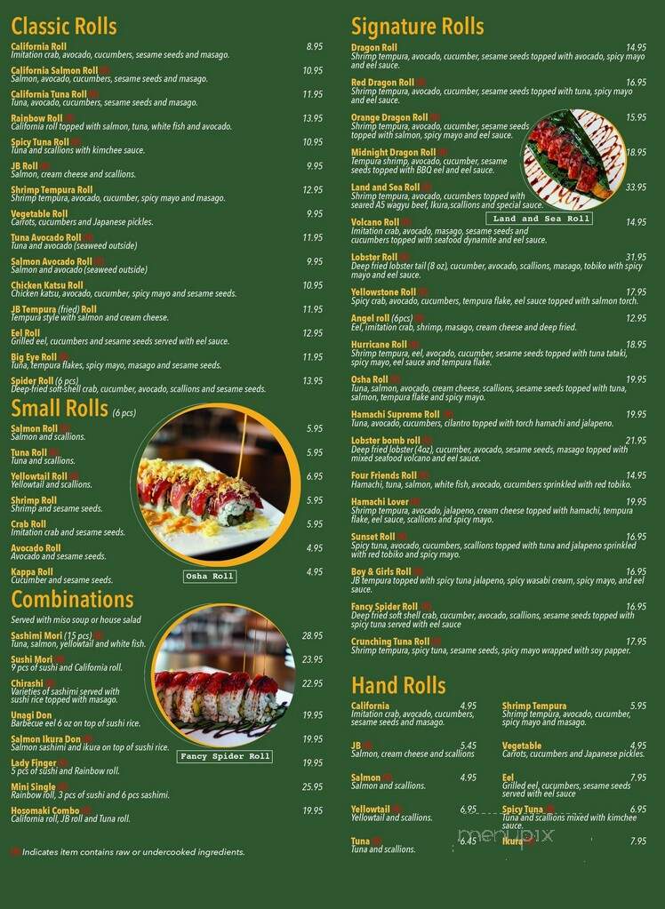 Chim Authentic Thai & Sushi - Plantation, FL menu_pic