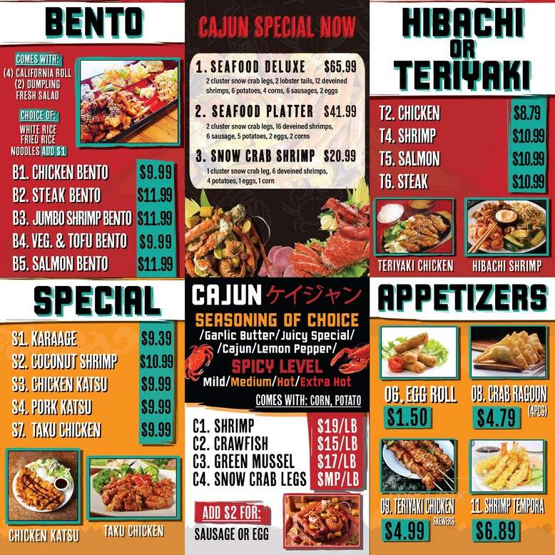 Fuji Cajun - Algonquin, IL menu_pic