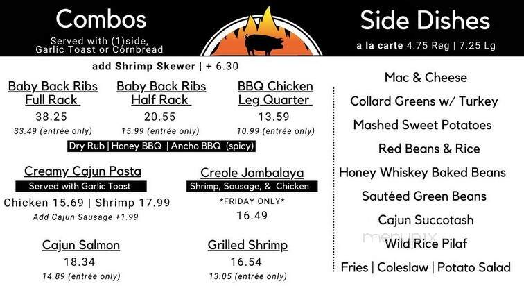 Moore Fire Grill - Coral Springs, FL menu_pic