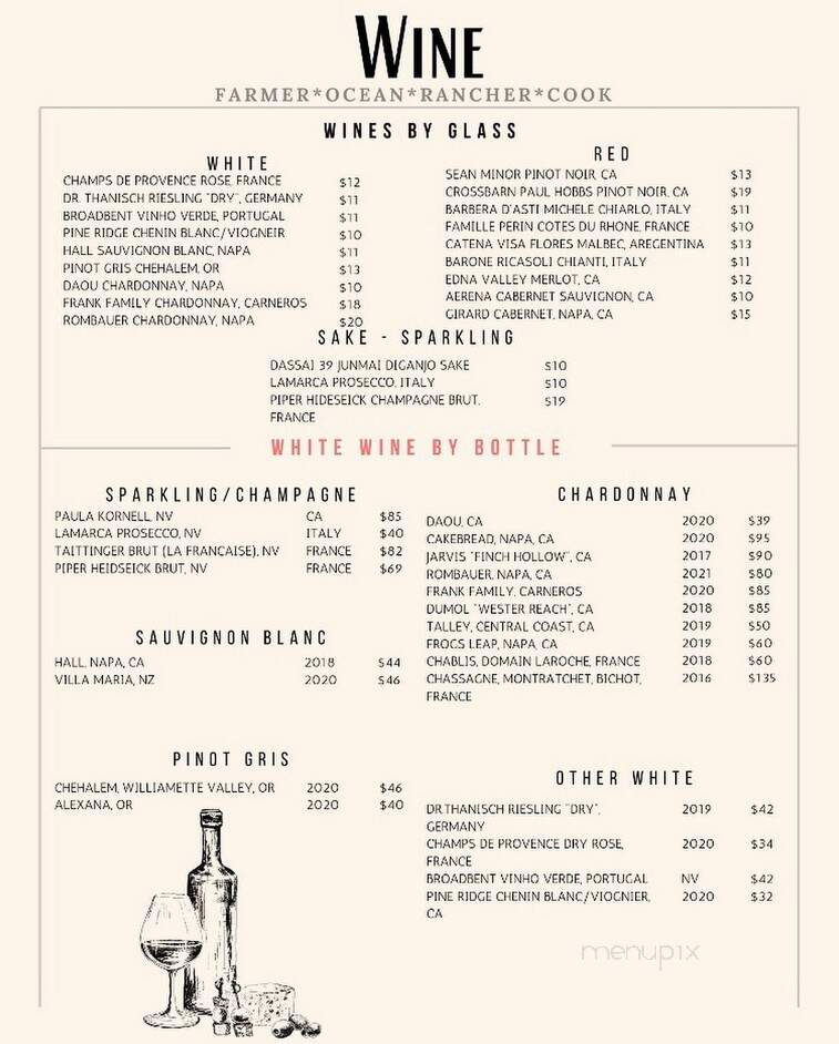 Forc - Kamuela, HI menu_pic