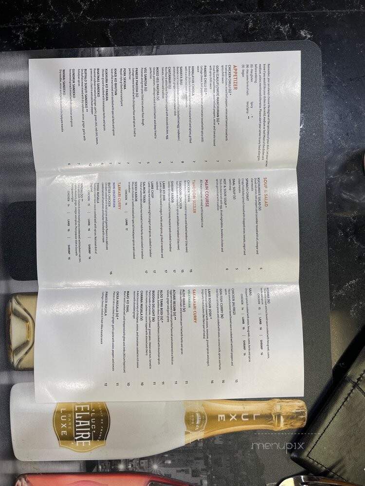 Himalayan Heritage Restaurant - Fredericksburg, VA menu_pic