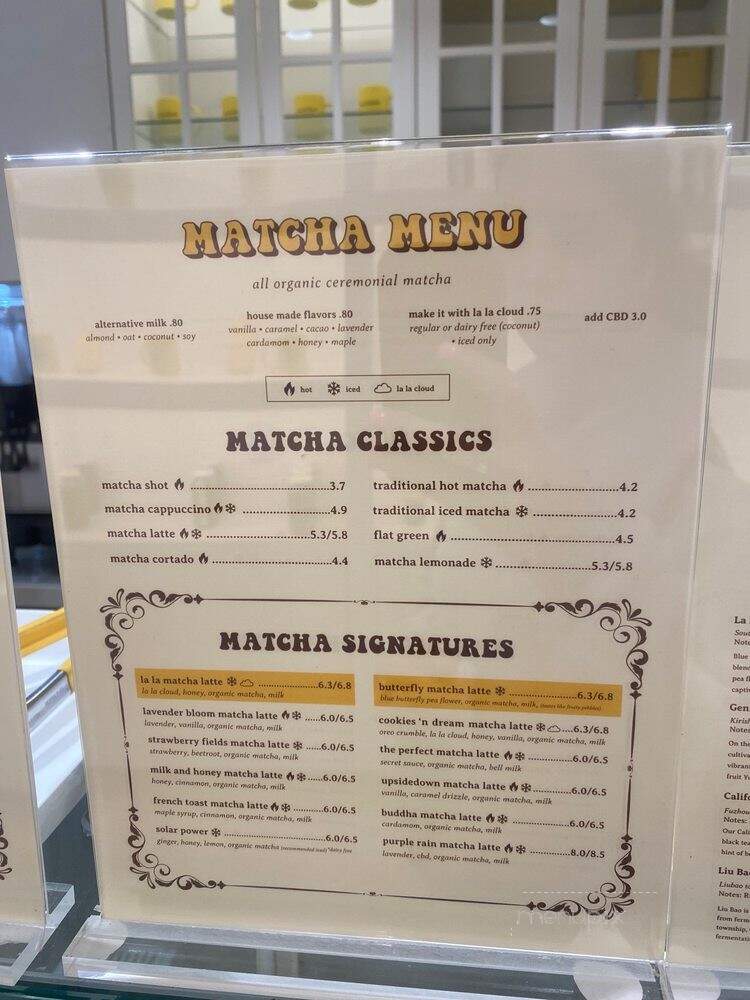 La La Land Kind Cafe - Santa Monica, CA menu_pic