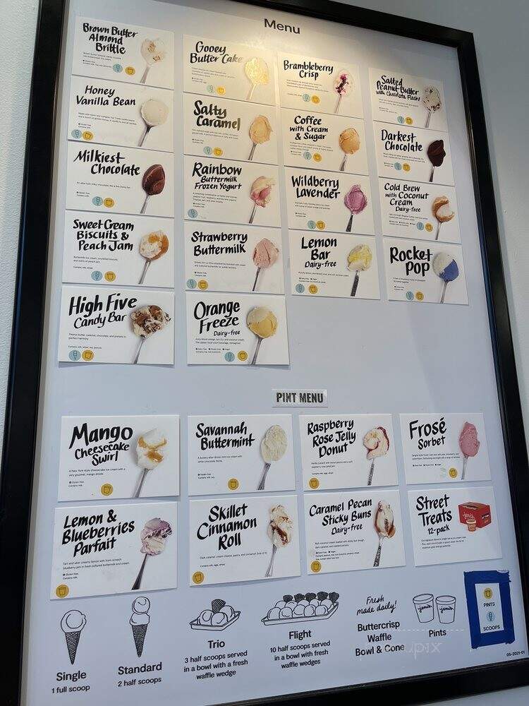 Jeni's Splendid Ice Creams - McLean, VA menu_pic