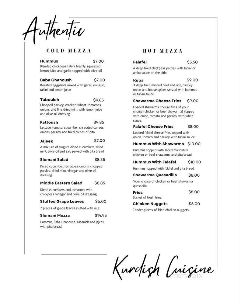 Pasha - Harrisonburg, VA menu_pic