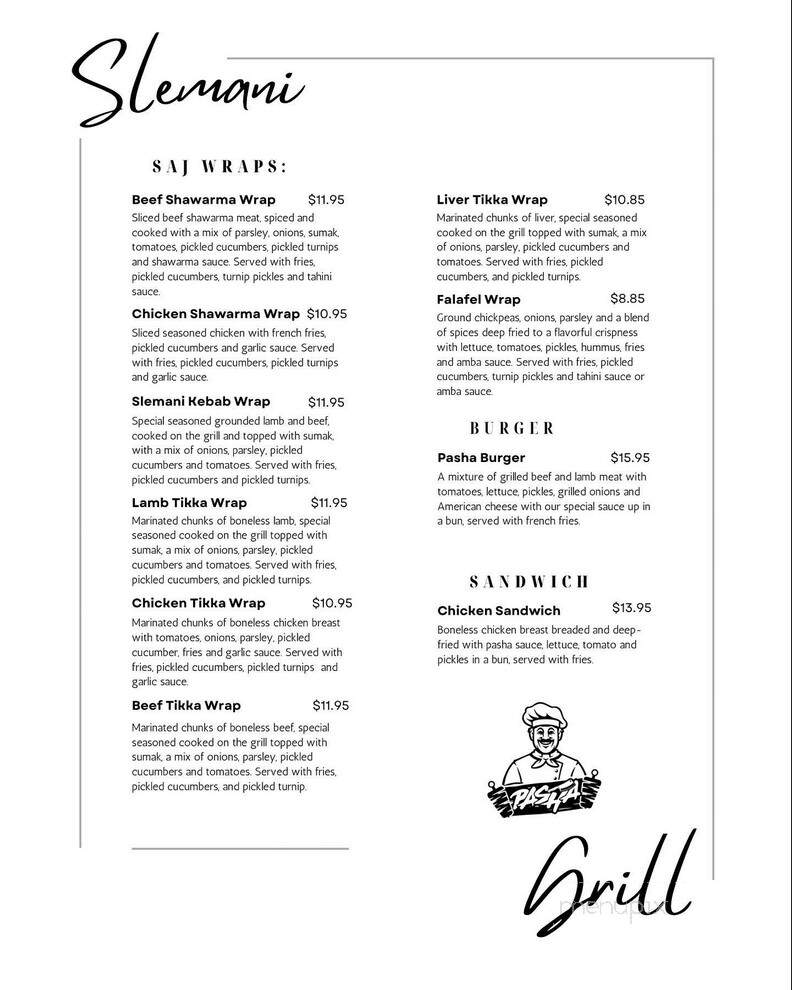 Pasha - Harrisonburg, VA menu_pic
