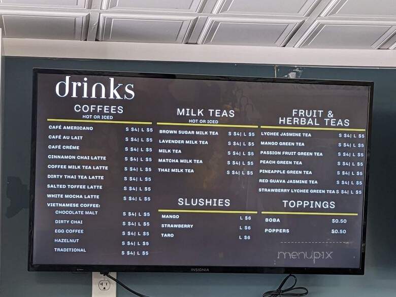 Drink Me Boba - Brookline, MA menu_pic