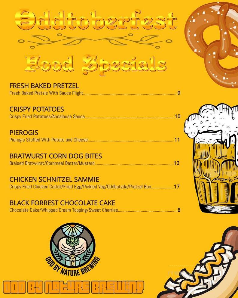 Odd By Nature Brewing - Cape Neddick, ME menu_pic
