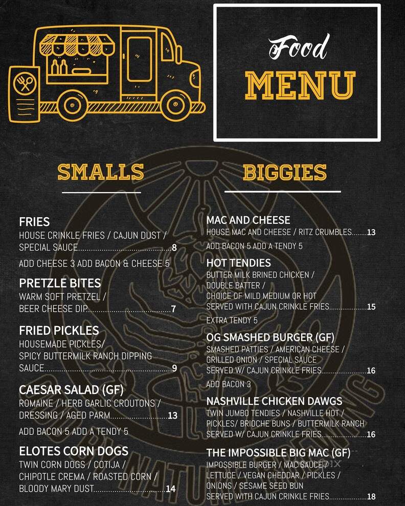 Odd By Nature Brewing - Cape Neddick, ME menu_pic