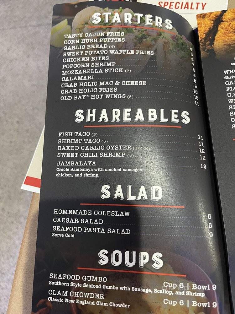 Crab Holic - Davie, FL menu_pic