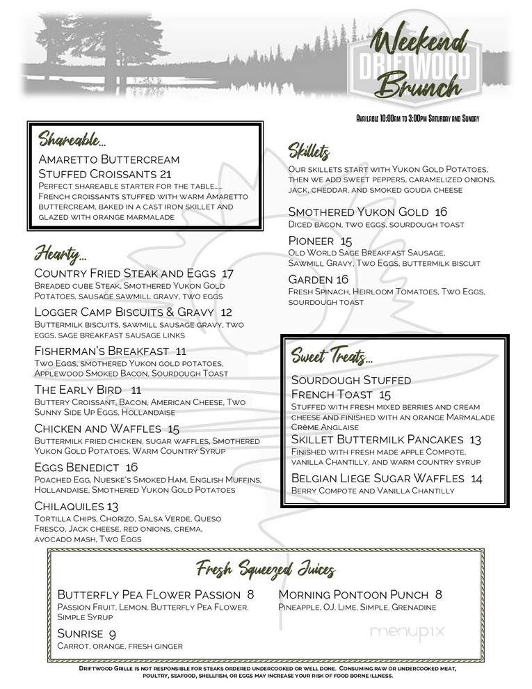 Driftwood Grille - Oakbrook Terrace, IL menu_pic