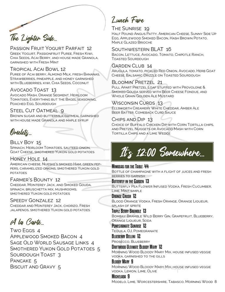 Driftwood Grille - Oakbrook Terrace, IL menu_pic