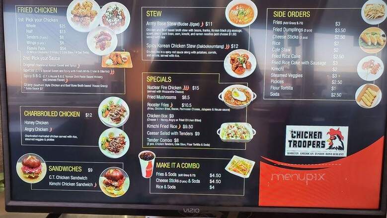 Chicken Troopers - Norwalk, CA menu_pic