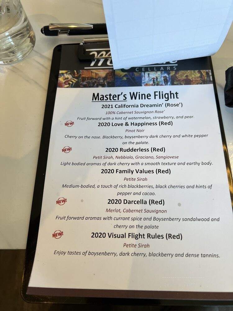 McClain Cellars - Solvang, CA menu_pic