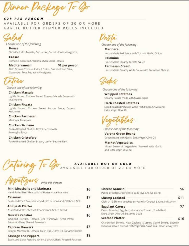Verona Inspired Italian - Shelby Township, MI menu_pic