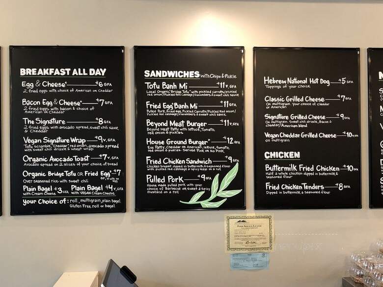 Fresh Fork Cafe - Mansfield, CT menu_pic