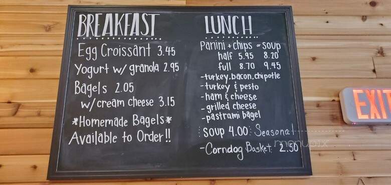 Joshua's Coffee House - Hartford, SD menu_pic