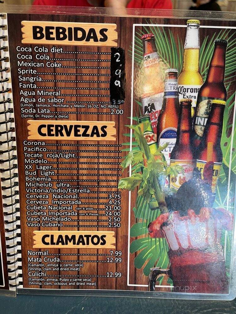 Mariscos Culiacan - El Paso, TX menu_pic