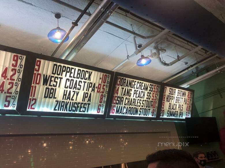 Hi-Wire Brewing - Louisville, KY menu_pic