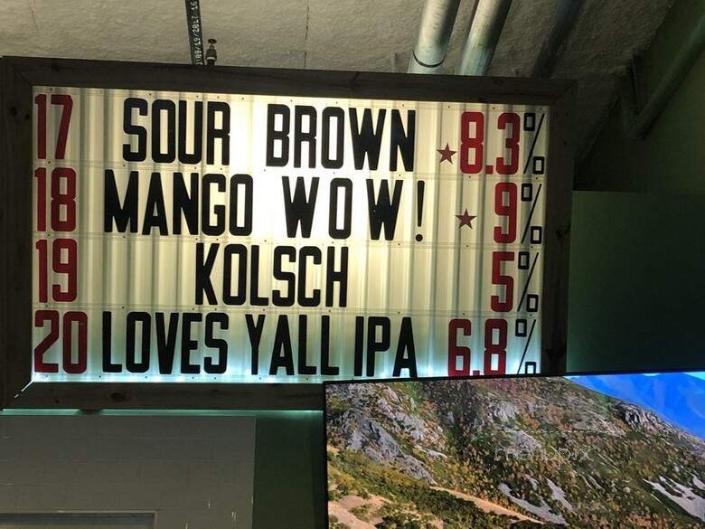 Hi-Wire Brewing - Louisville, KY menu_pic