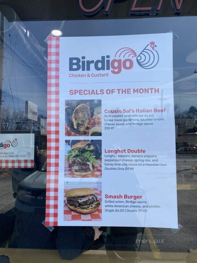 Birdigo Chicken and Custard - Solon, OH