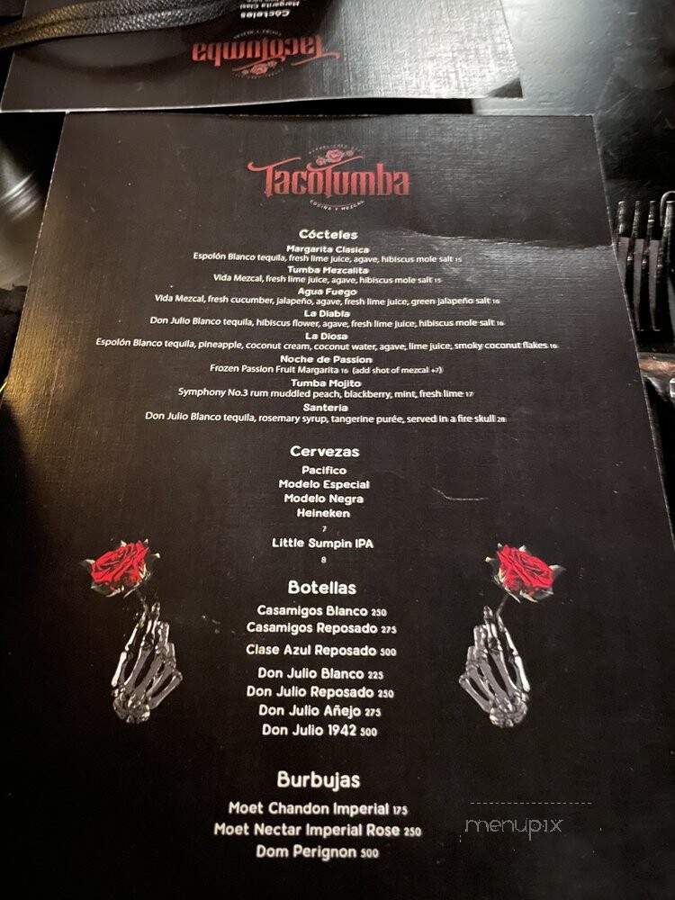 Taco Tumba - Astoria, NY menu_pic
