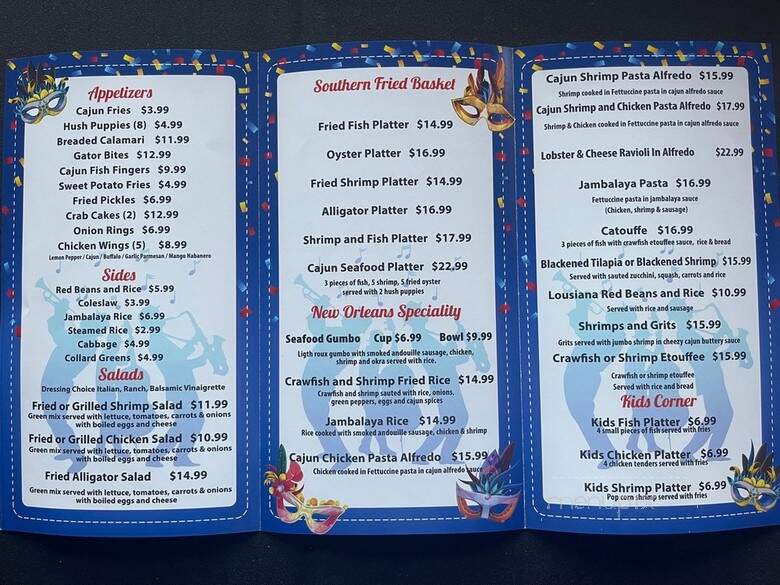 Crescent City Seafood & Grill - Coppell, TX menu_pic