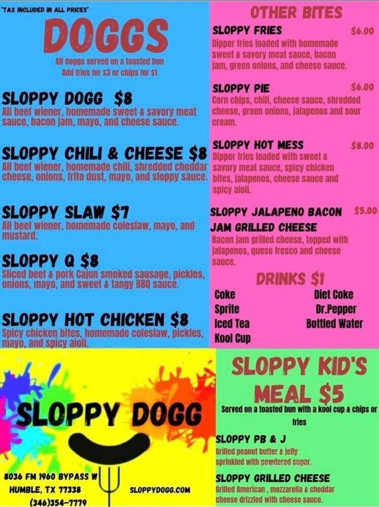 Sloppy Dogg - Humble, TX menu_pic