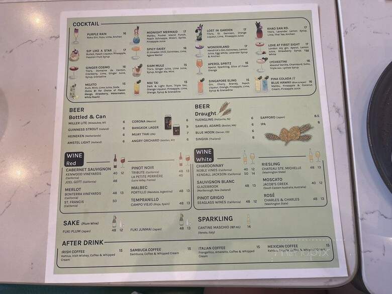 Dok Khao Thai Eatery - Columbia, MD menu_pic