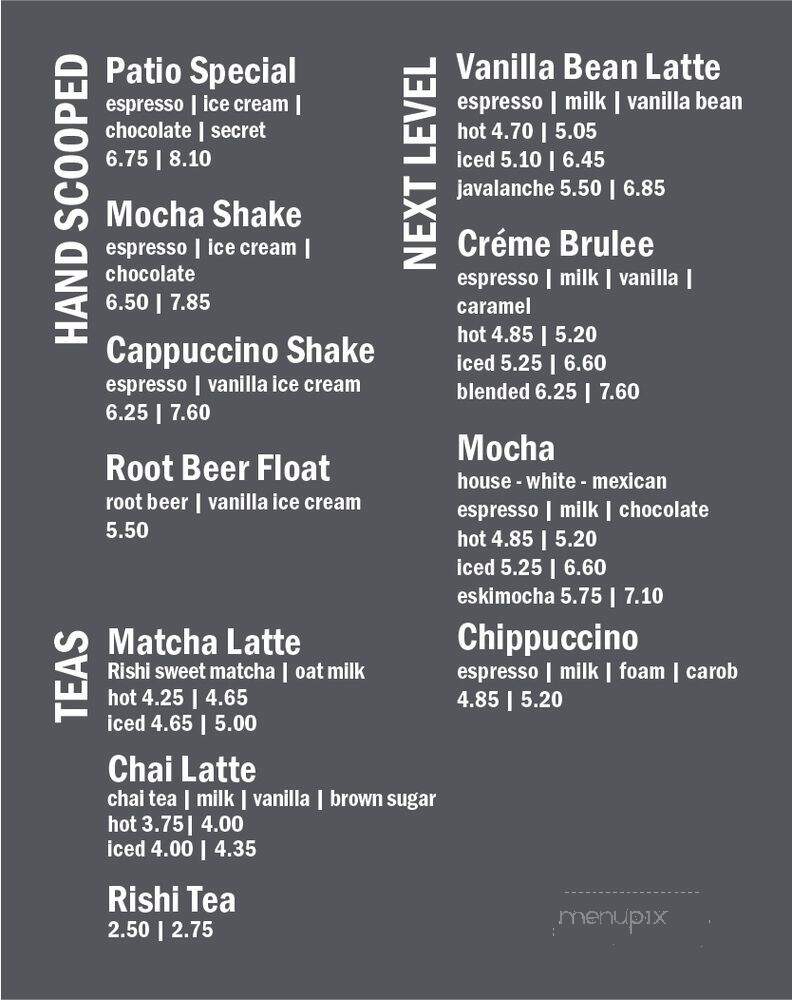 Klatch Coffee - Chino Hills, CA menu_pic