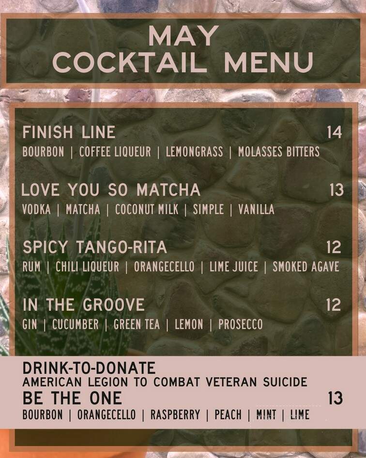 Hotel Tango Tasting Room - Zionsville, IN menu_pic