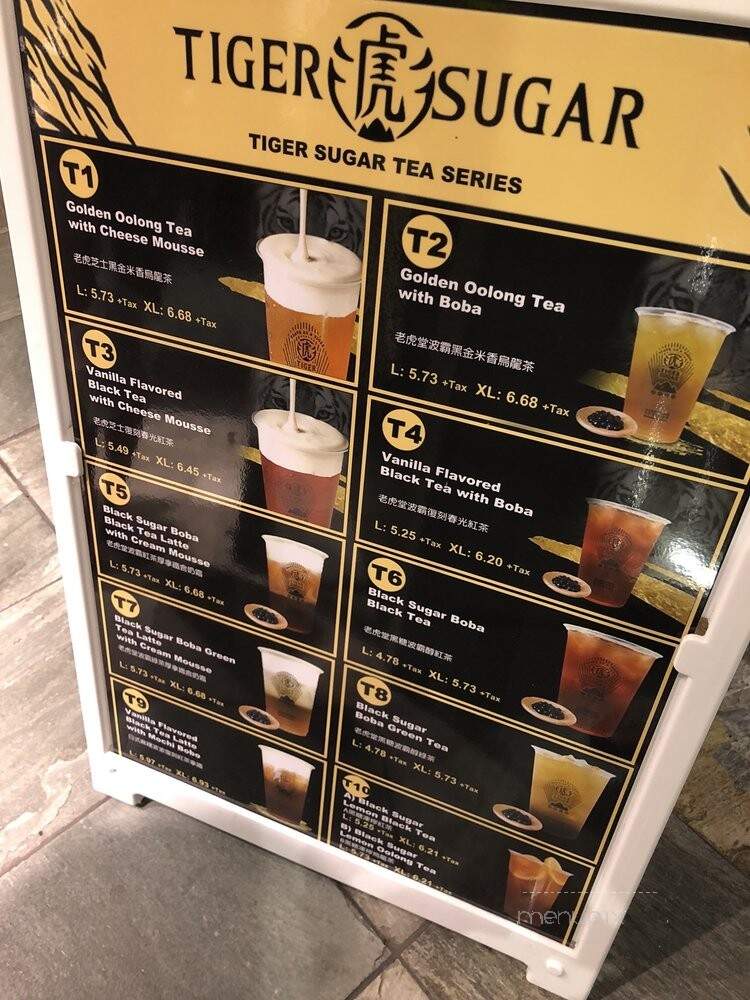 Tiger Sugar - Honolulu, HI menu_pic