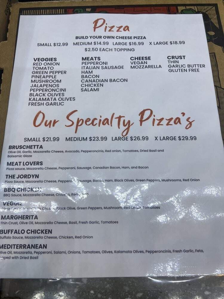 MeMelli Sports Bar & Pizza - Murrieta, CA menu_pic